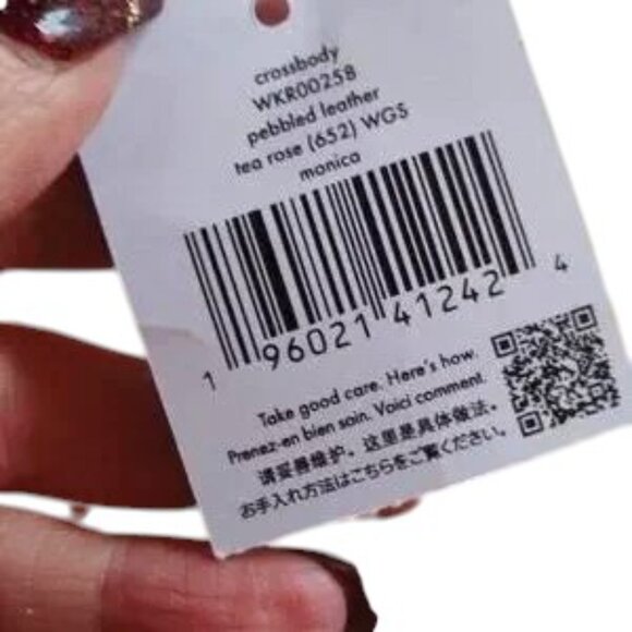 Kate Spade Tea Rose Monica Crossbody Bag NWT,$279 Factory Wrapped - Picture 9 of 11